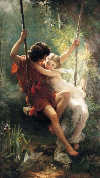 Pierre Auguste Cot Spring, 1873 china oil painting image
